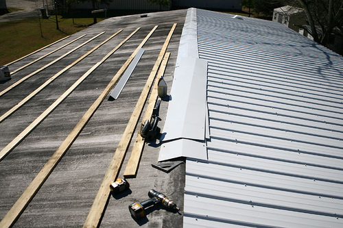Triad Installations specializes in metal roofing.